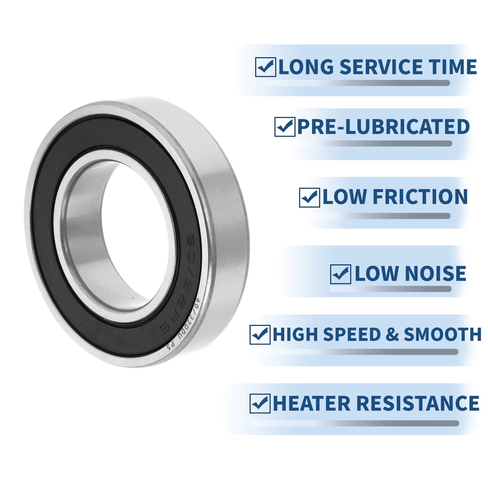 Deep Groove Ball Bearing P5 for Scooter Skateboard Wheel (32x58x13mm)