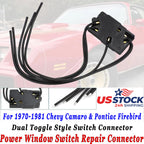 Power Window Switch Connector Repair Pigtail for Camaro Firebird (1970–1981)