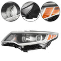 Headlight Headlamps for Kia Optima (2016–2018) Left Chrome Halogen