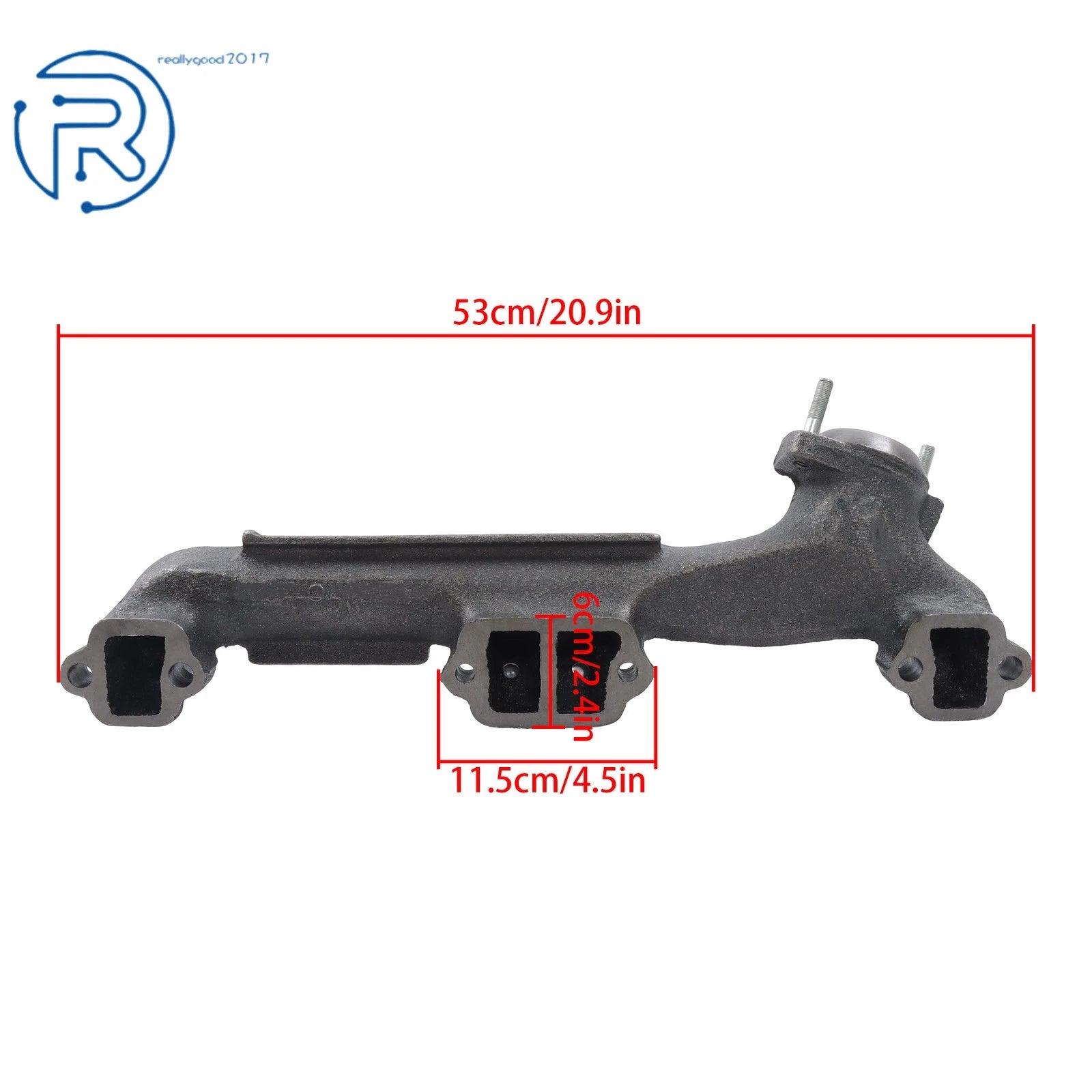 Left Driver Side Exhaust Manifold for Jeep Grand Wagoneer (1987-1991)