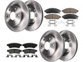 Front and Rear Brake Pad and Rotor Kit for Suzuki Equator (2009–2012) TC145ZR