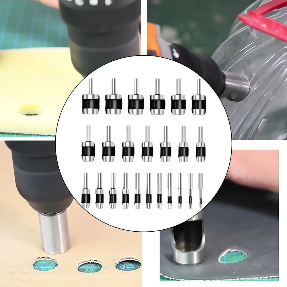 Leather Hole Punching Tools for Belt (Plastic & Sponge Drilling)