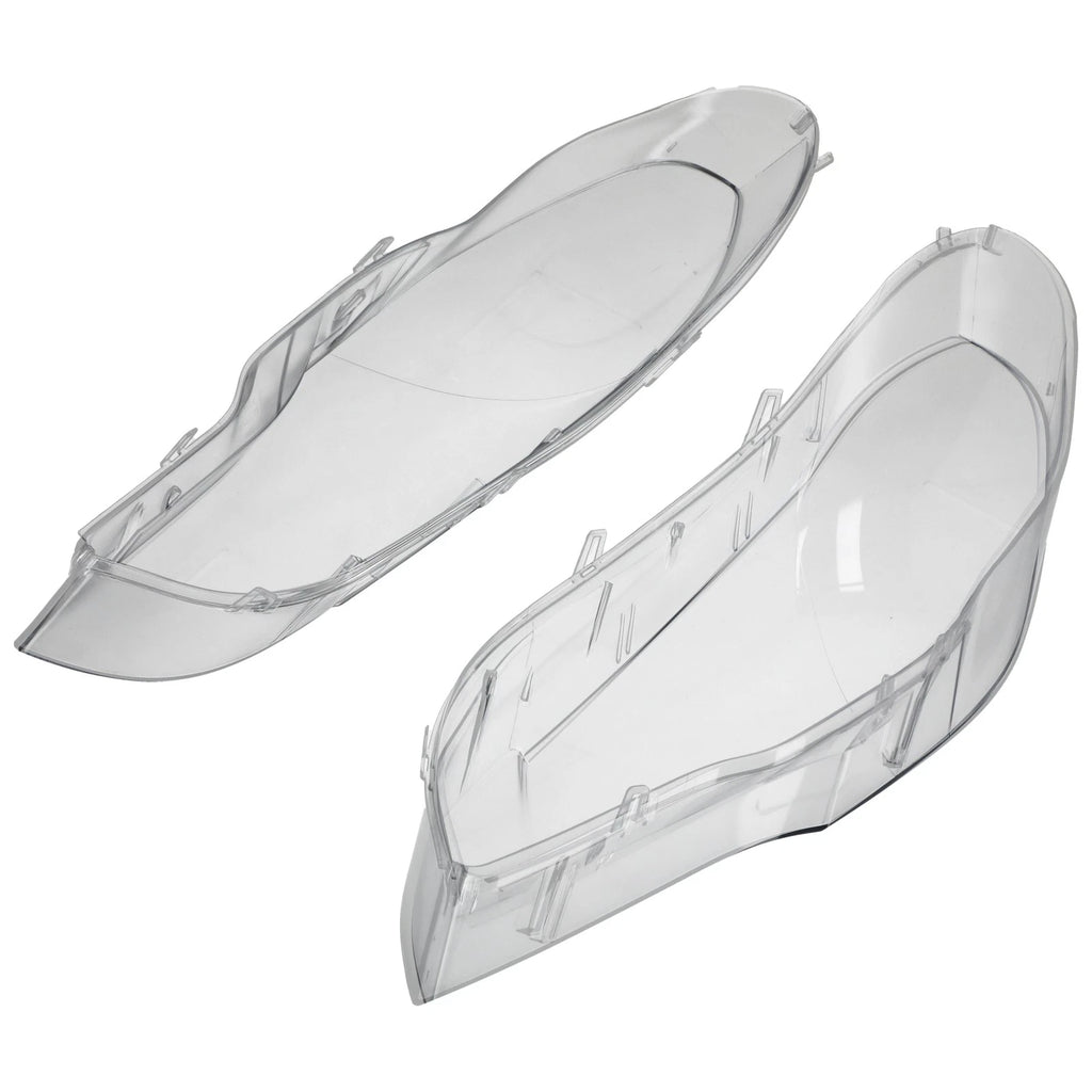 Pair Headlight Lens Cover for BMW X5 E70 (2007–2013) 63117288995