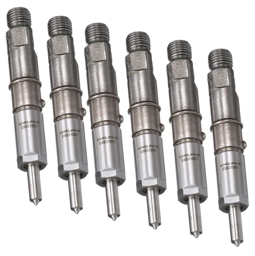 Set of 6 Delphi Reman Fuel Injectors for Dodge Ram 2500 3500 (1994–1995)