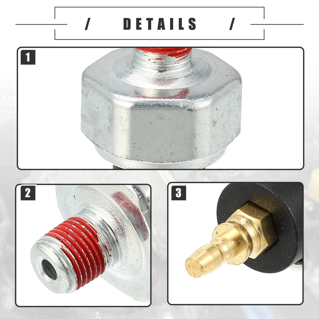 Engine Oil Pressure Sensor for Honda Civic (Metal, Black, Brass, Silver)