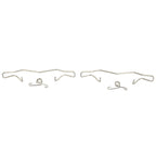 4X Rear Brake Ceramic Pads for Ford Fusion Police Responder Hybrid (2016–2020)