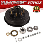 8 on 6.5 Trailer Hub Drum with 12" Electric Brakes Left for 7000lb