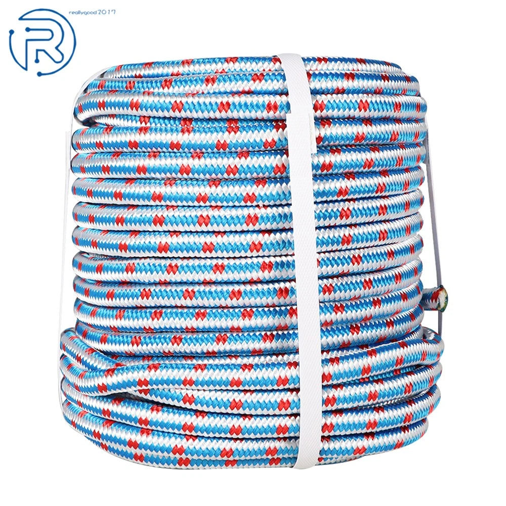1/2" x 100' Braided Polyester Arborist Rope for Camping and Rigging