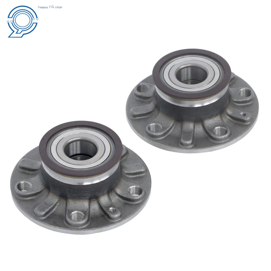 Pair Rear Wheel Bearing Hub Assembly for Volkswagen Jetta Beetle Golf (2012-2014)