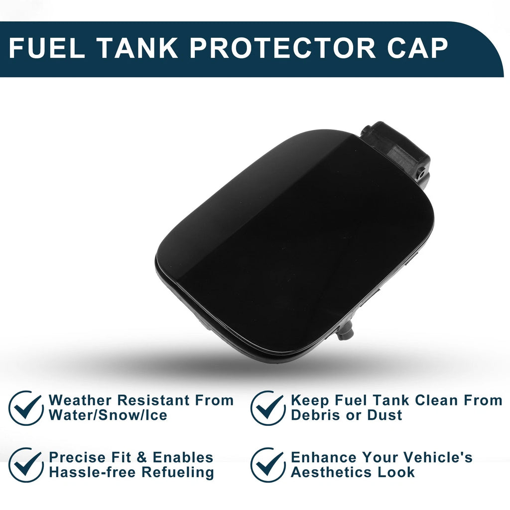 Fuel Tank Door Cap for Volkswagen Jetta (2012–2018) - Black Filler Flap Cover
