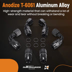 AN10 10AN 12FT Stainless Steel Braided Fuel Line with Swivel Fittings (—)