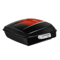 Chopped Trunk for Harley Touring (2014–2023) Sunset Orange/Black Fade