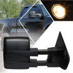 Power Heated LED Signal Puddle Lamp Side Towing Mirror for Ford F150 (2004–2014)
