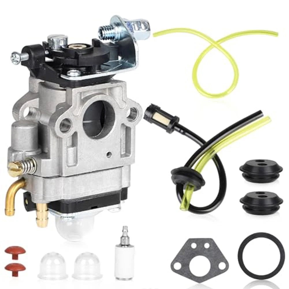 Carburettor Kit for 52cc 49cc 43cc Brush Cutter (Includes Gasket, Pump, Hose)
