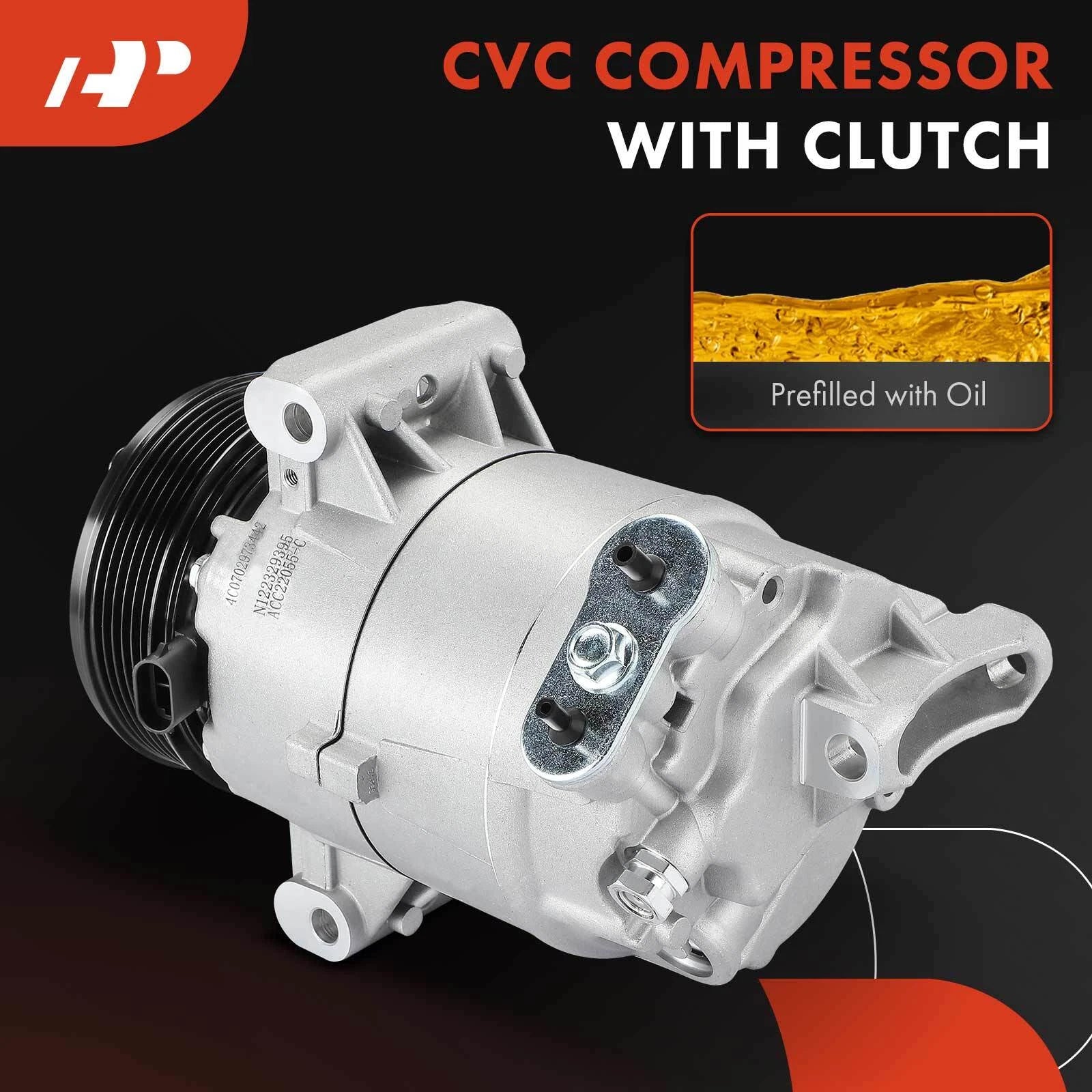 A/C Compressor with Clutch for Chevrolet Cobalt (2005-2007)