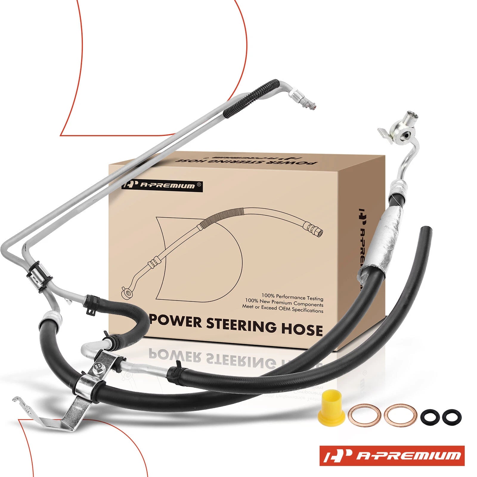 Power Steering Pressure & Return Hose for Toyota Tundra V6 (2000-2006)