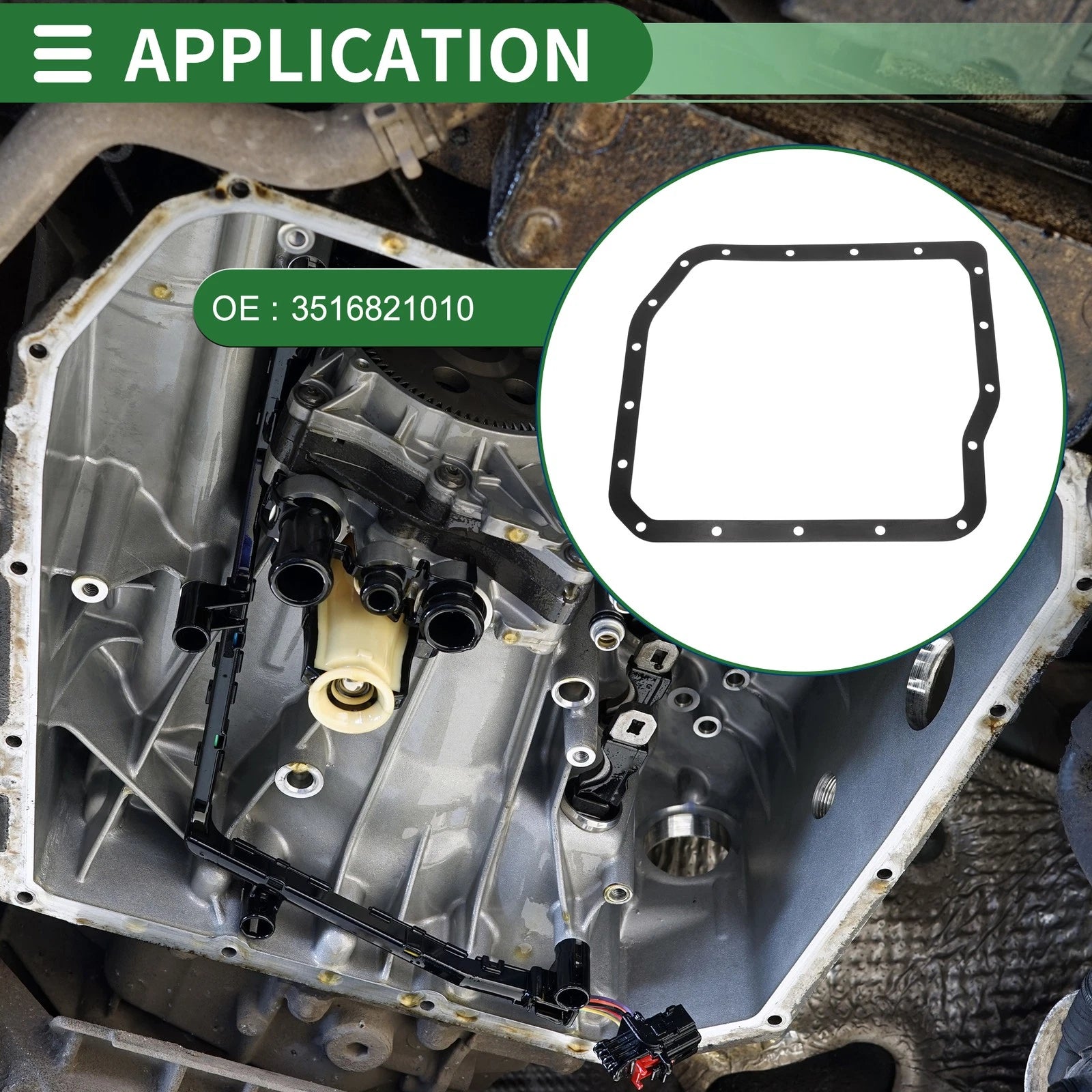 Oil Pan Gasket for Toyota Avalon (2005–2007), Camry (2005–2006) No.3516821010