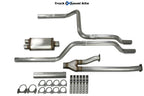 2.5" Dual Exhaust Kit for Toyota Tundra (2014–2021) Stainless Rear Exit