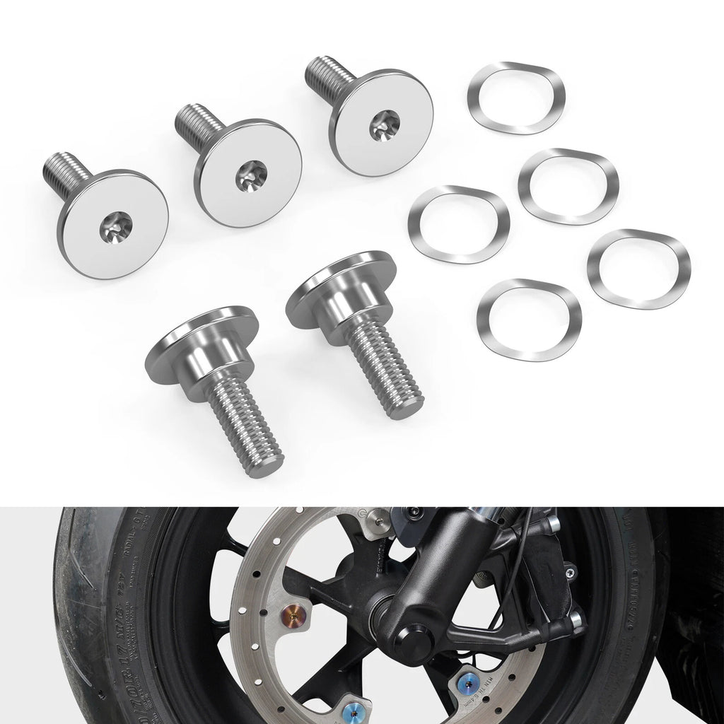 Front Brake Disc Rotor Bolts Titanium for Harley Street Glide FLHX (2024)