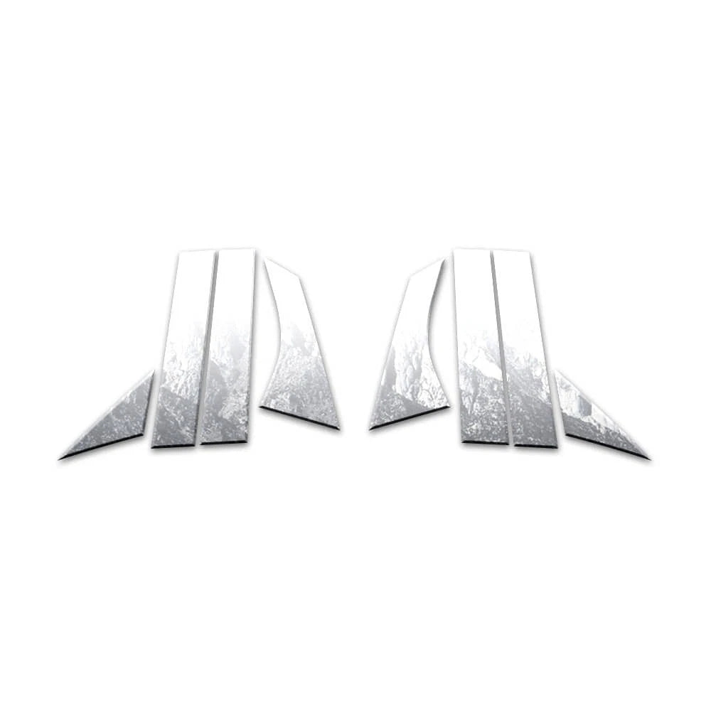 Diamond Grade 8pc Stainless Steel Pillar Post Covers for 2012-2024 Ford Focus