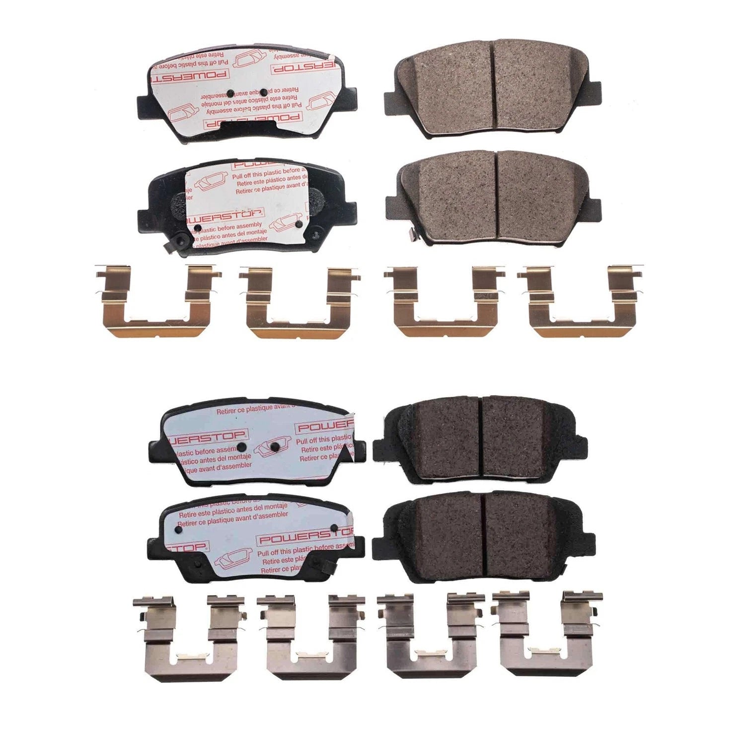 PowerStop Disc Brake Pads Kit for Kia Sorento (2011–2020)