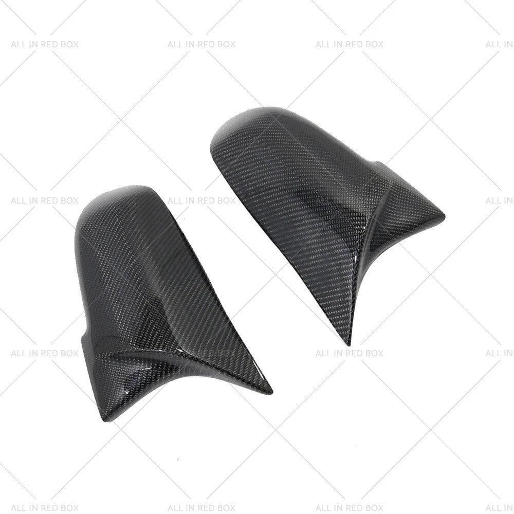 Carbon Fibre Side Mirror Cover Caps for BMW F20 F21 F22 F30 F31 F32 F34 F80 (2012–2020)