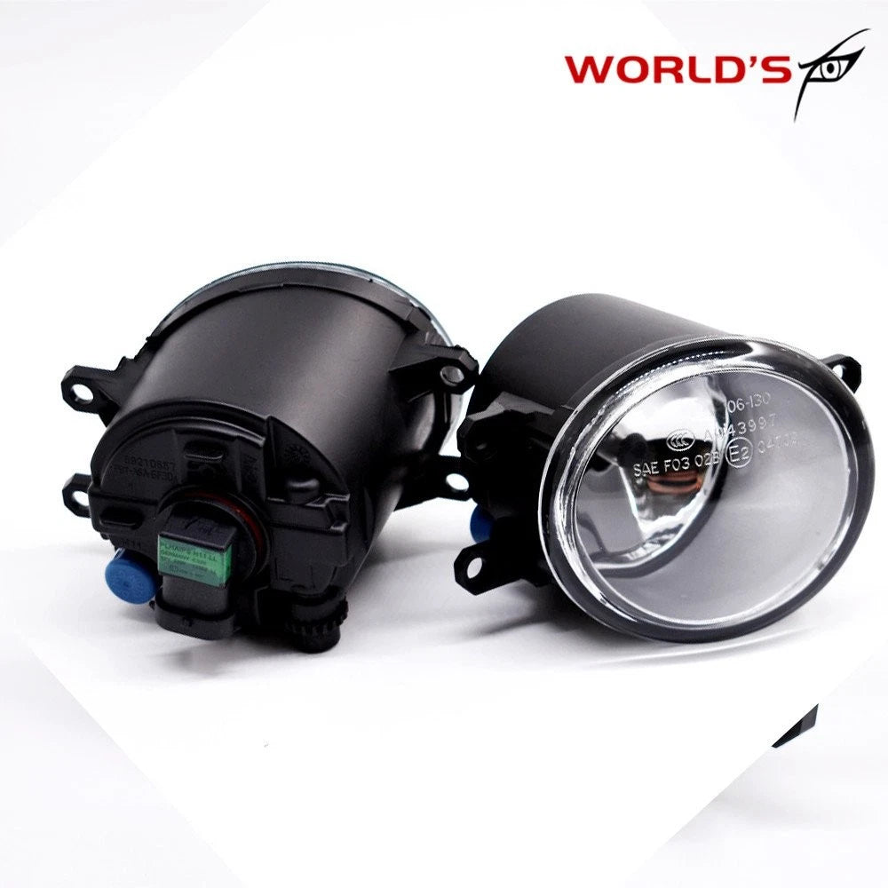 Set of 2 Chrome Fog Lights for Toyota RAV4 (2009–2012)