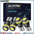 T10 LED License Plate Light Bulbs for Cars (6000K, 168, 2825, 194)