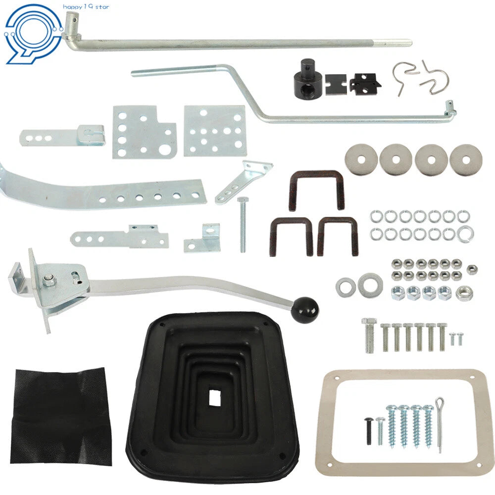 Floor Shifter Conversion Kit for GM TH350 TH400 700R4 Ford C4 C6