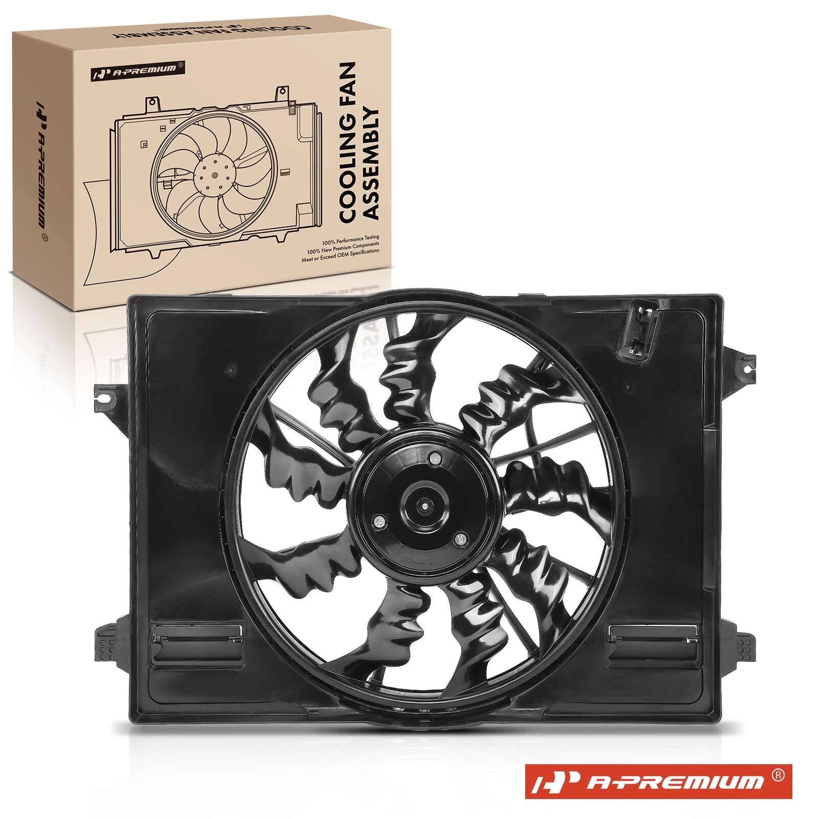 Cooling Fan Assembly with Brushless Motor for Kia EV6 Hyundai Ioniq 5 (2021–2023)
