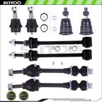 Front Rear Ball Joint Sway Bar End Link Suspension Kit for Dodge Ram 1500 (2006)