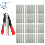 SR8 Hog Ring Pliers Kit with 2500 Nails for Fencing