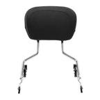 Detachable Backrest Pad Sissy Bar for Harley Touring Street Glide (2009–Present) Chrome