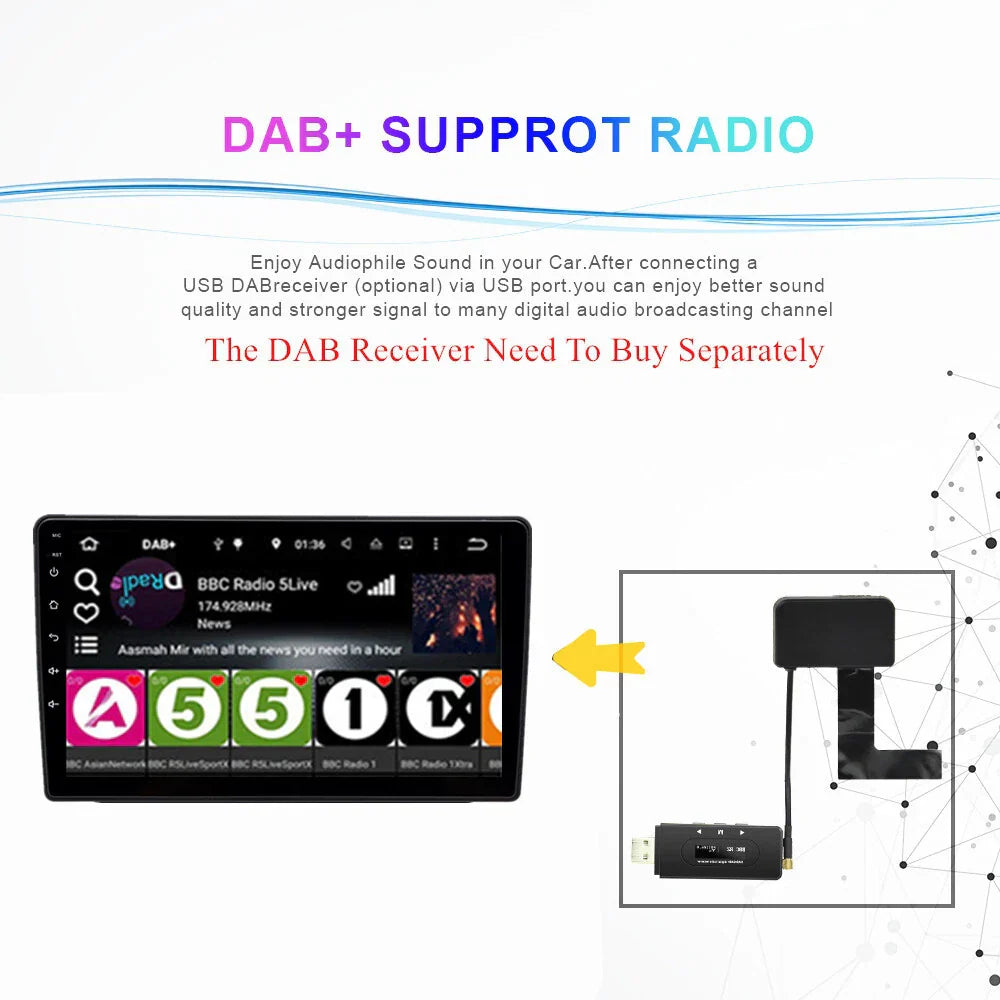 9'' Wireless Carplay Navigation for Dodge Ram (2019-2024)