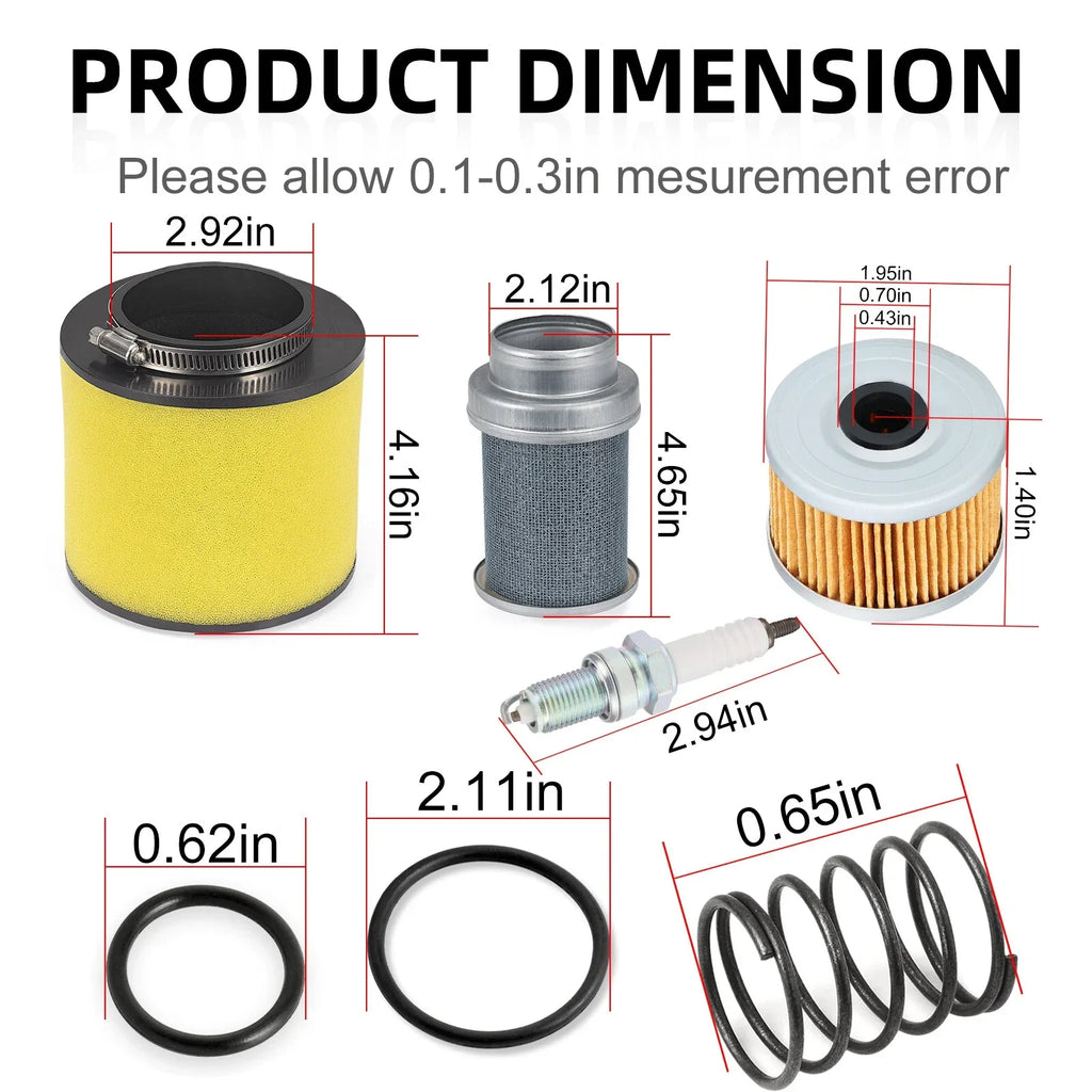Air Filter Air Cleaner Body Oil Filter for Honda Rancher (2000–2006)