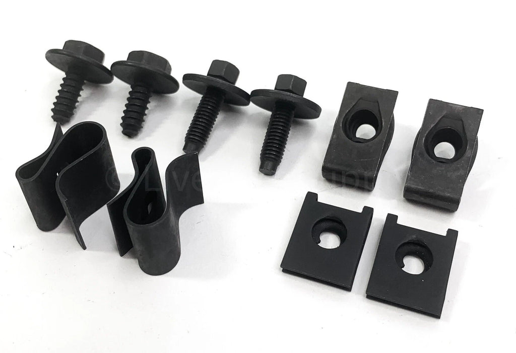 Fan Shroud Mounting Hardware Screw Clip Kit for 1986-1993 Ford Mustang 5.0L