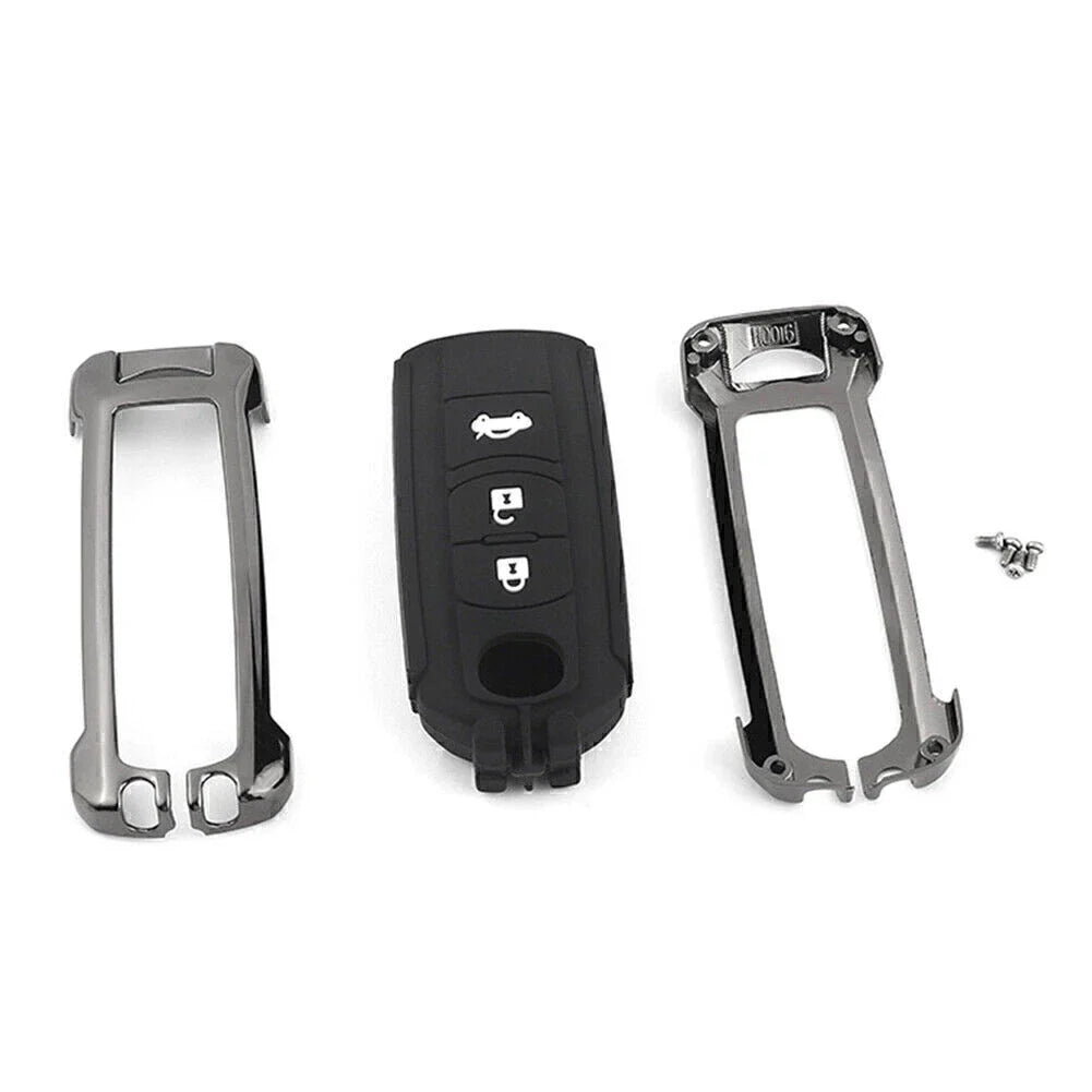 Zinc Alloy Key Fob Case Cover for Mazda3, CX-5, CX-30 (2014-2023)
