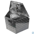 28" x 18" Aluminum Trailer Tool Box with Struts for Truck (Weather Guard)