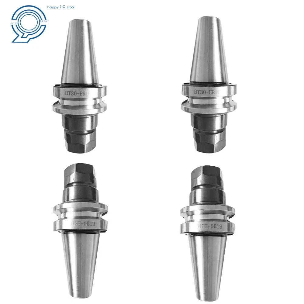 Set of 4 BT30-ER16 Collet Chucks for Tool Holder (GAGE LENGTH 70mm)