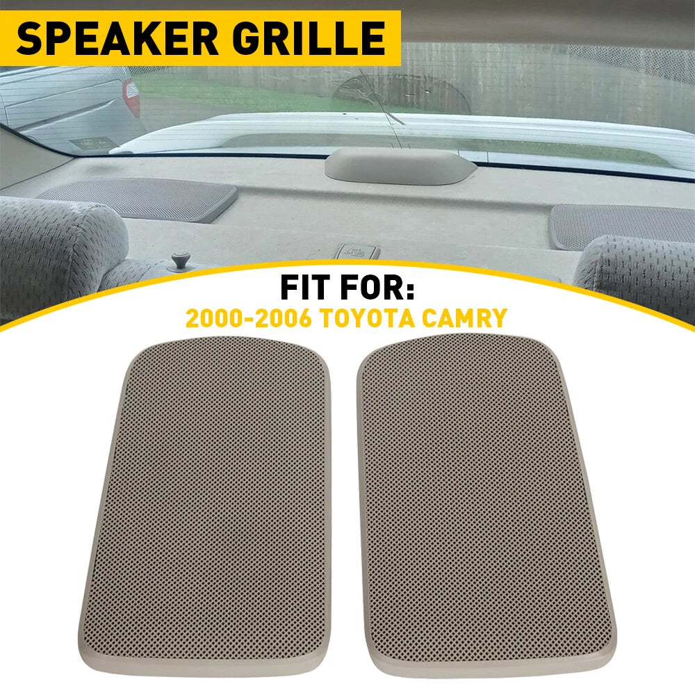 Tan Rear Speaker Grille Covers for Toyota Camry (2002–2006)