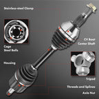 CV Axle Shaft + Wheel Hub for Buick Regal, Chevy Impala