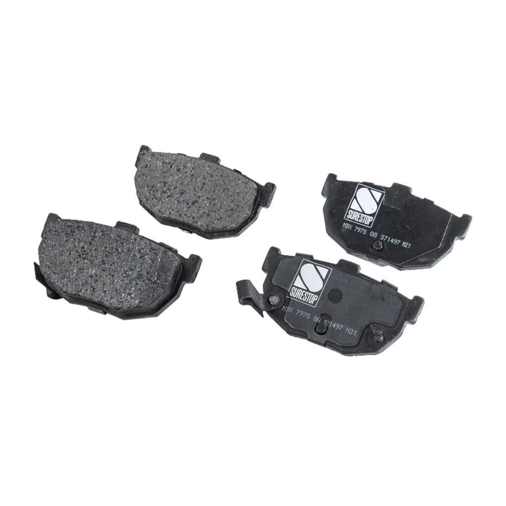 Rear Brake Disc Rotors and Pads Kit for Hyundai Elantra Tiburon (1997–2001)