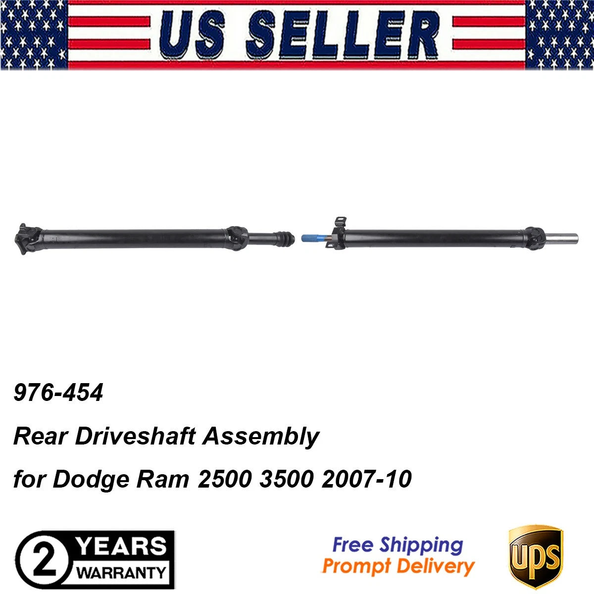 Driveshaft for Dodge Ram 2500 3500 (2007–2010) L6 6.7L