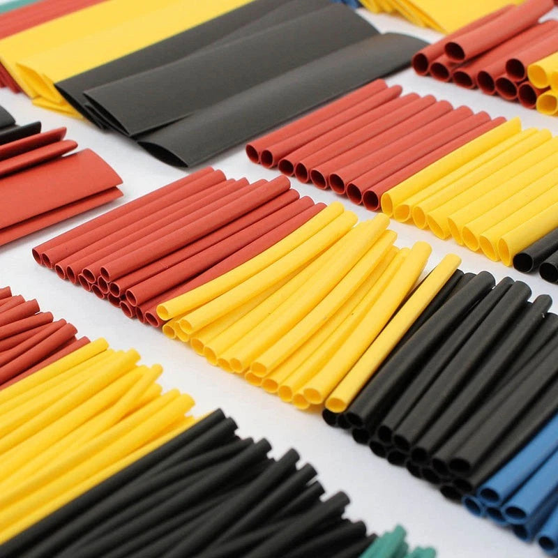 328pcs Heat Shrink Tubing for Automotive Wiring (Flame Retardant)