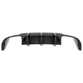 Rear Diffuser Bumper Lip for Mercedes W204 C63 AMG (2012–2014) Carbon Fiber Look