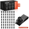 50x M8-1.25 Fastener Clips for Buick Cadillac Chevy GMC