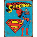 Vintage Superman Comic Metal Sign 1335