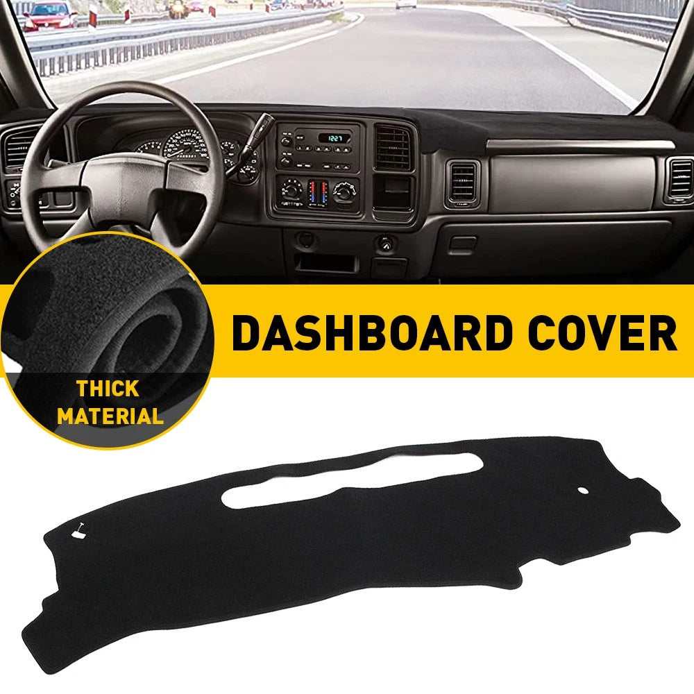 Dash Cover Mat for Chevrolet S10 (1998–2004) Black