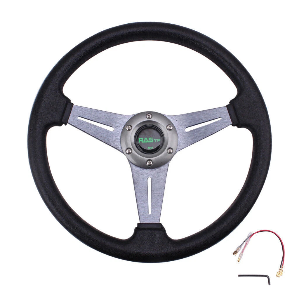 340mm Gray Steering Wheel for Yamaha EZGO Club Car