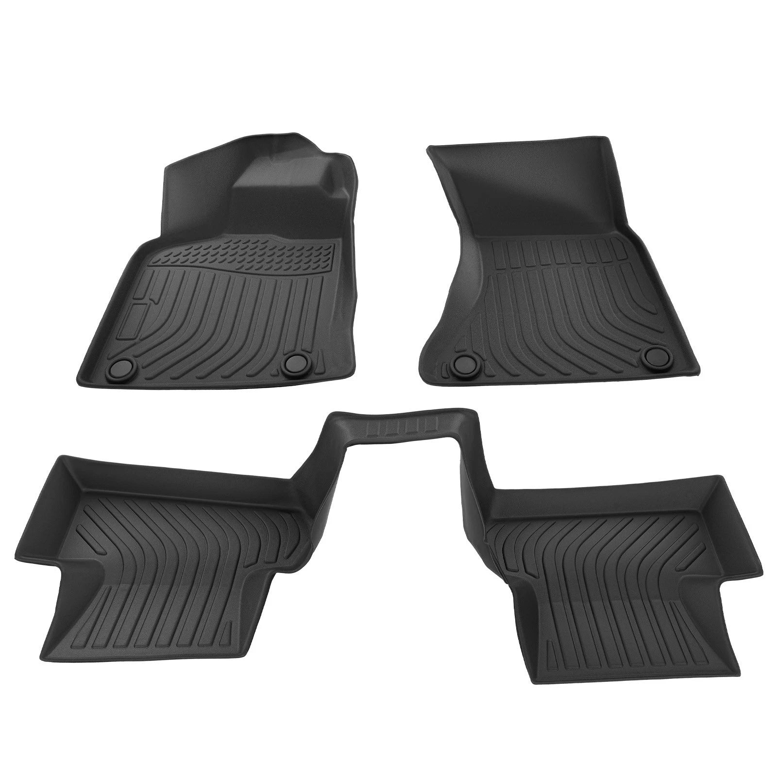 All Weather TPE Carpet Floor Mats for Audi Q5/SQ5 (2009–2017) Waterproof Black